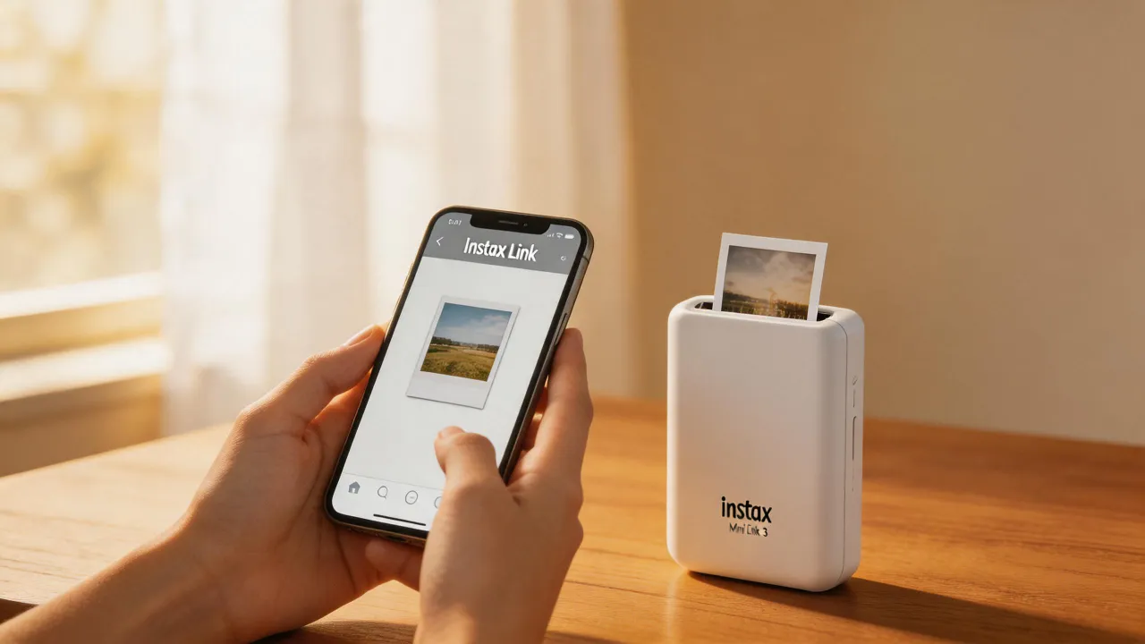 Fujifilm Instax Link app tutorial video thumbnail